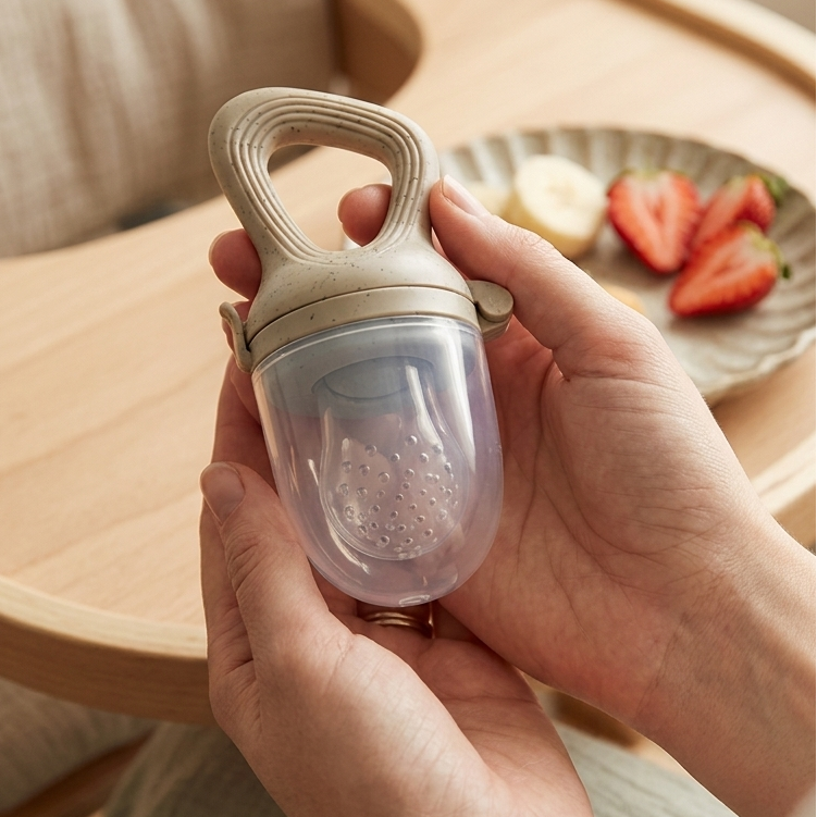 Silicone Baby Fruit Feeder Soother and Teething Pacifier